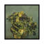 Panier de pensées sur une petite table par Vincent Van Gogh - Giclée sur toile tendue avec châssis-398774048-319198390-319198391