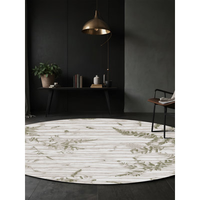 Tapis beige lavable à la machine