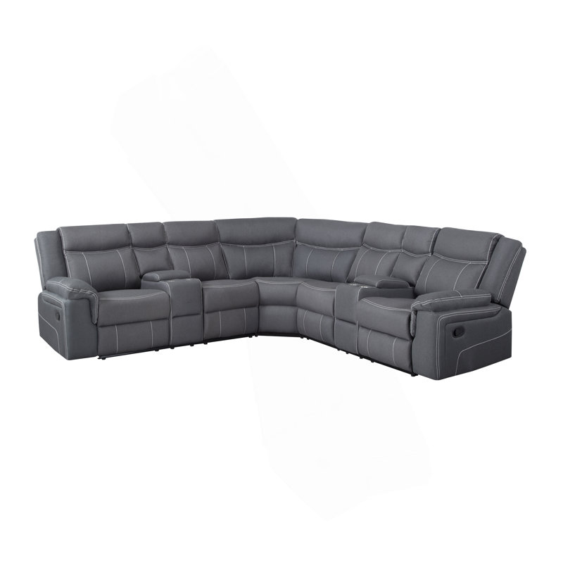 Canapé modulaire inclinable manuel 109,4 po