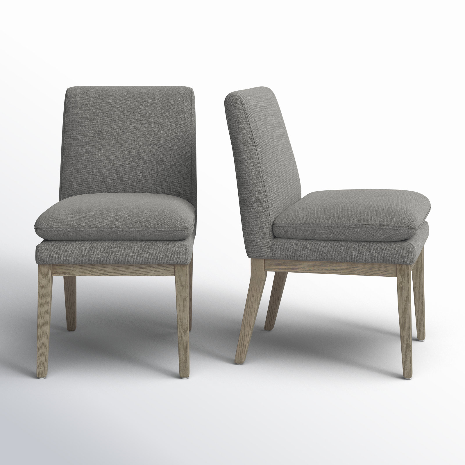 Bethea Upholstered Dining Chair (Set of 2), Effie Flint Performance Linen