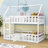 Salome Kids Twin Over Twin Bunk Bed-197908183