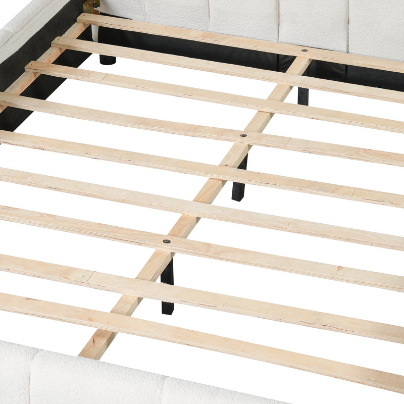 Base de lit tapissier Arlo, Grand lit