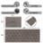 Sofihas 2 piece Kitchen Mats set Diamond Machine Washable with Rubber Backing-87292817