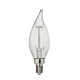 Visual Comfort & Co. LED Flame Tip 2.5W 3000K Warm White E12 Candelabra base Clear Edison Style light bulb