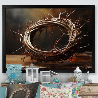 Couronne d'épines, reproduction sur toile