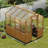 Wooden Outdoor Greenhouse With Polycarbonate Panels, Lockable Door & Adjustable Ventilation