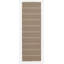 Hand Tufted Striped Area Rug in Brown-989681236