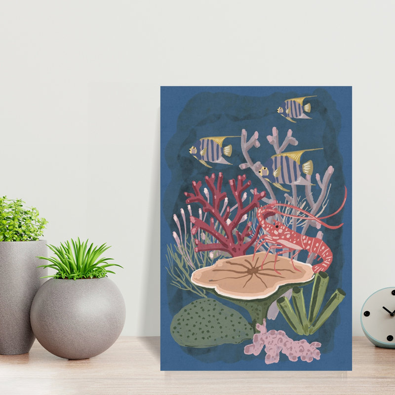 Angelfish and Lobster Reef, H 18 po x l 12 po