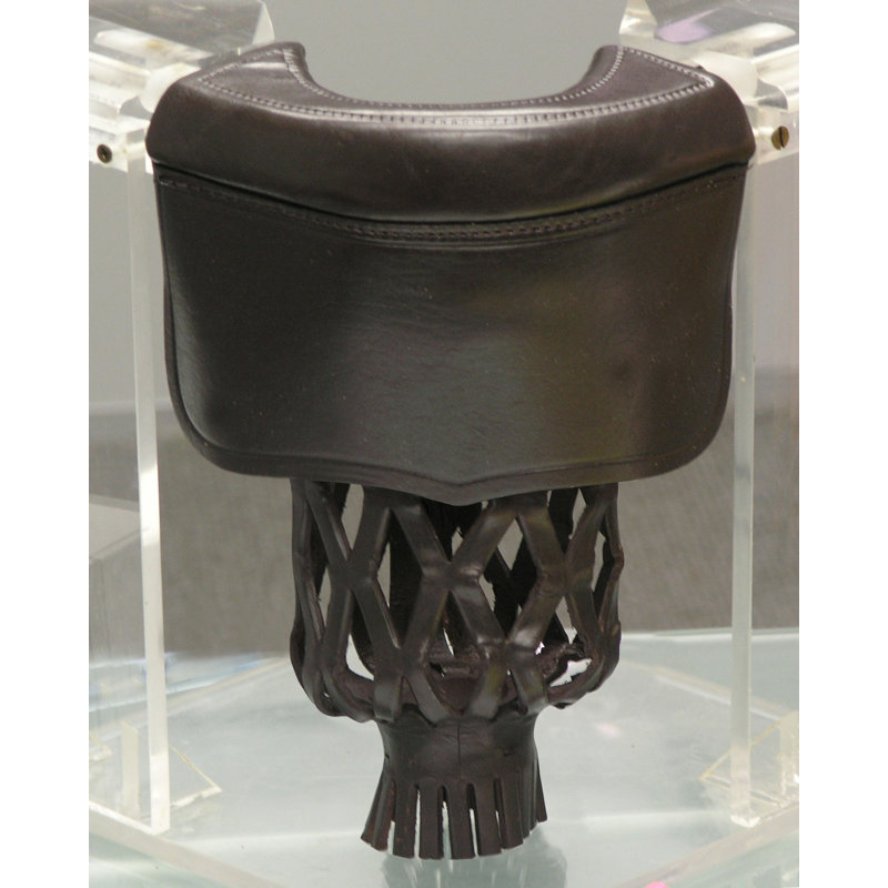 Pochettes en cuir pour table de billard, Brun