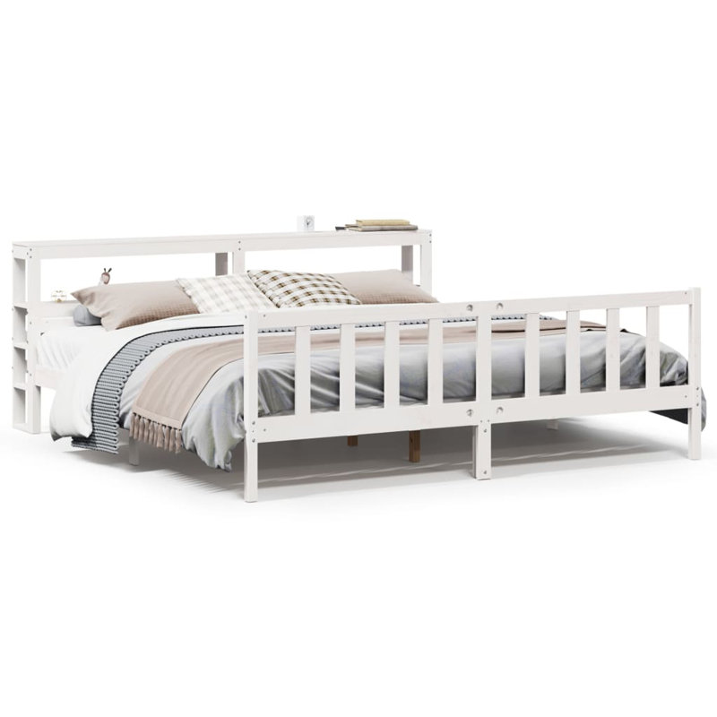 Cowell Bed, White, 150 x 200cm