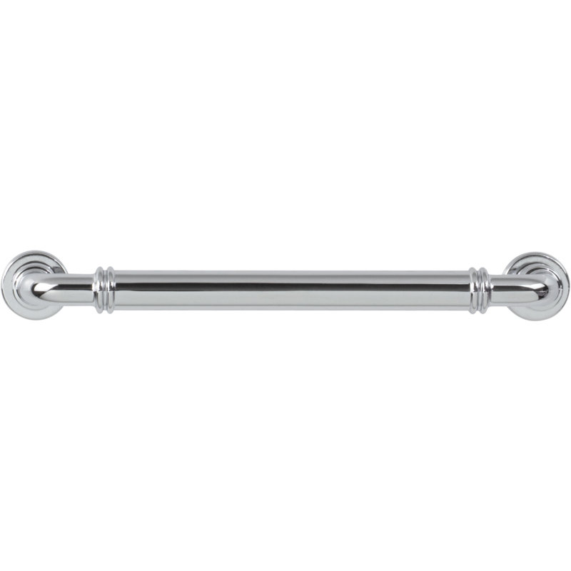 Cranford Bar Pull, 6 5/16" Center to Center, Polished Chrome