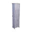 Grey + White, , Bathroom Storage Solution, Tall Linen Tower, Flexible Storage, Drawer, Compact And Stylish Design