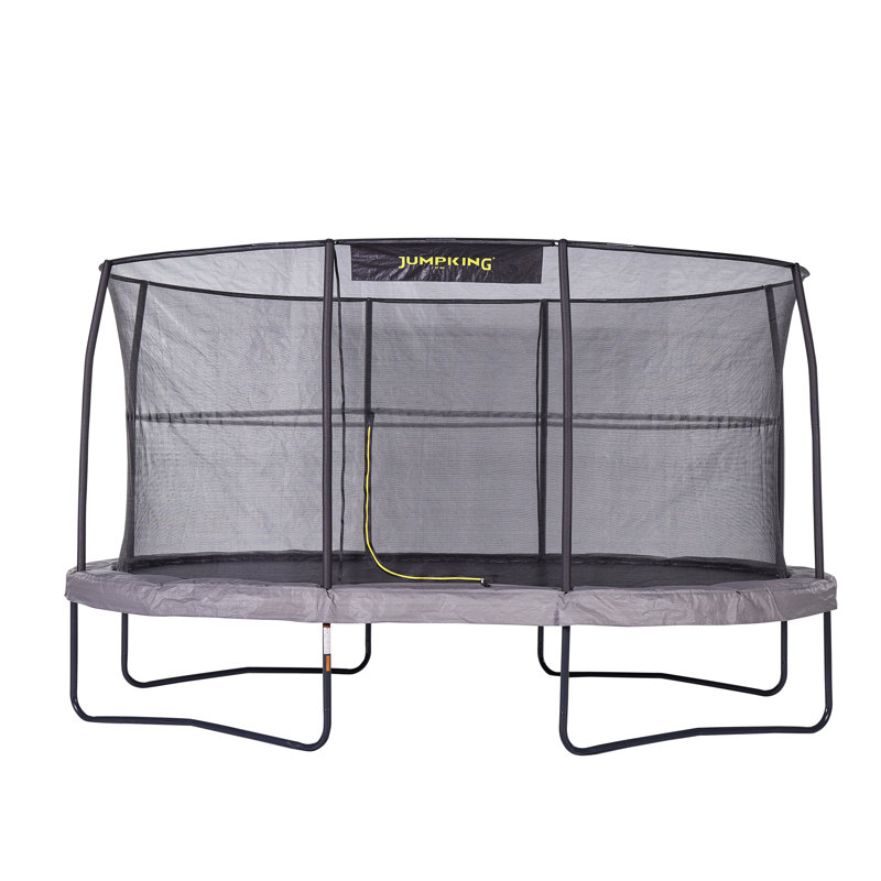 JumpKing ft Oval Backyard Trampoline with Safety Enclosure
