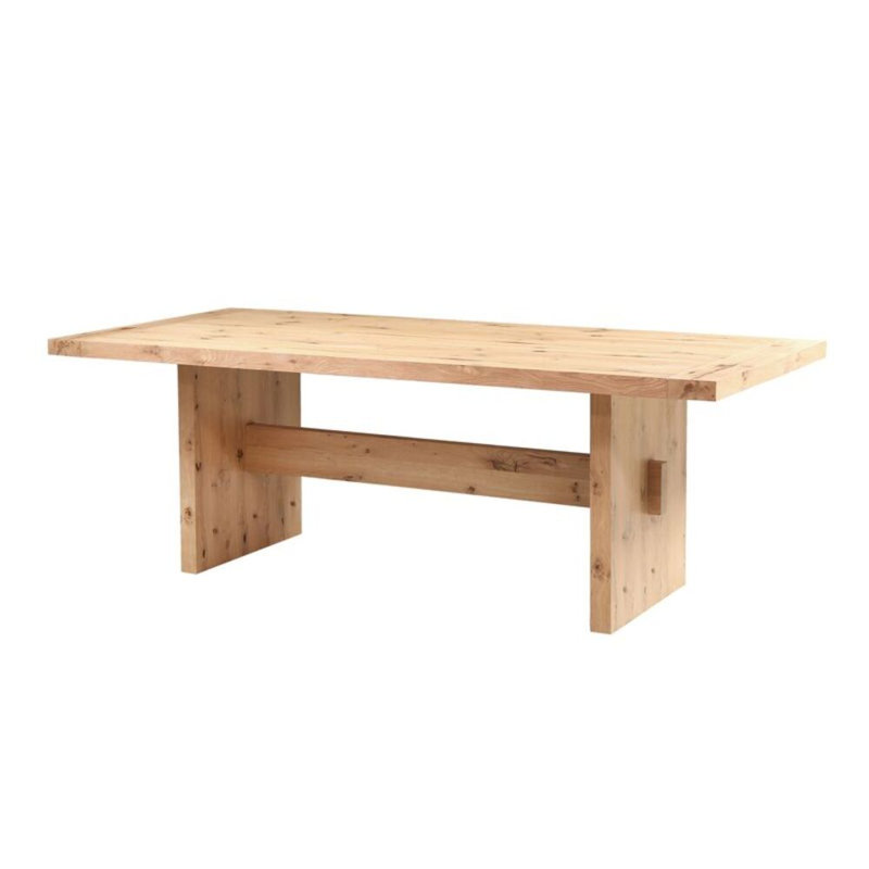 Alpine 85" Dining Table In Distressed Oak