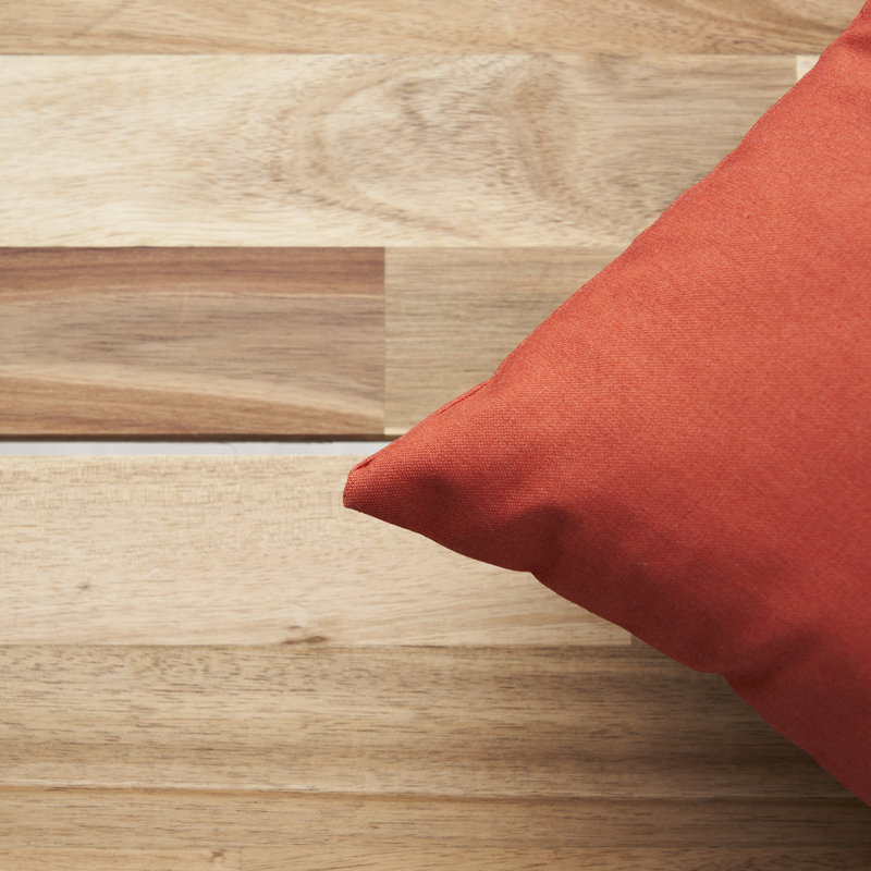 Madhvi Square Throw Cushion, Terracotta