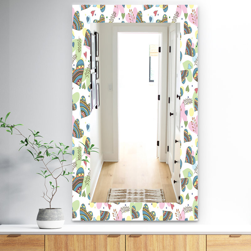 Miroir mural doodle drawing, H 39,4 po x l 29,5 po