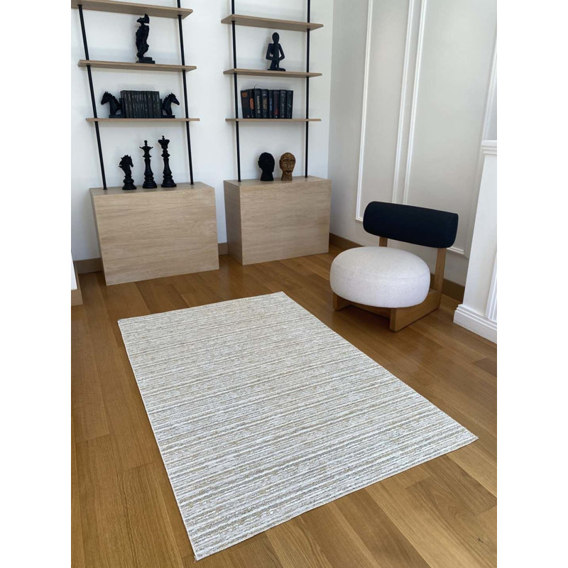 Tapis en coton Laurencia, Rectangle 3 pi 11 po x 5 pi 11 po
