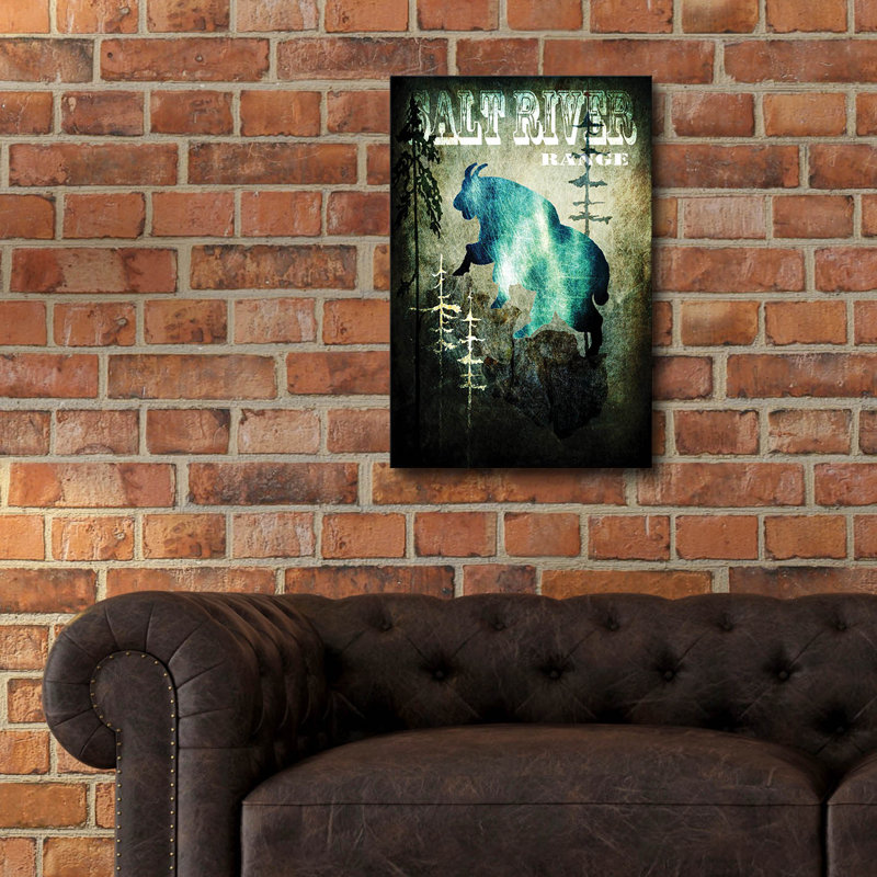 Trinx «Wind River III» par Lightbox Journal, art mural en verre acrylique, 12 po x 16 po, H 24 po x l 16 po x P 0,2 po