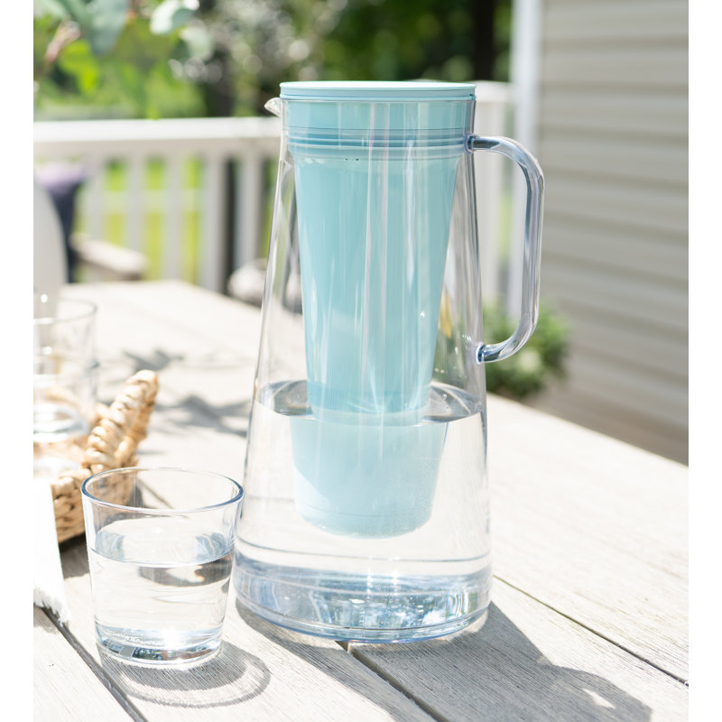 Carafe d'eau avec un filtre, Turquoise