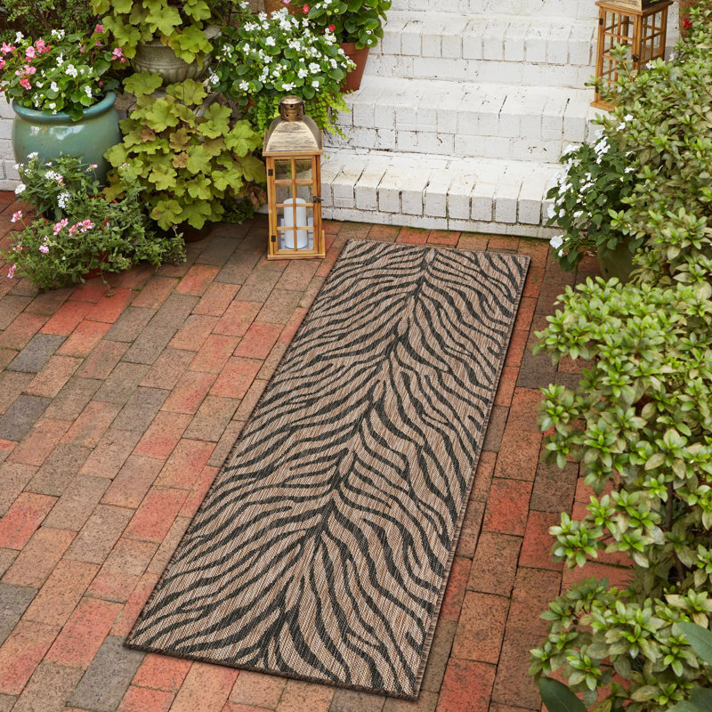 Tapis naturel / extérieur Natural Tsavo, Tapis de couloir 2 pi x 6 pi