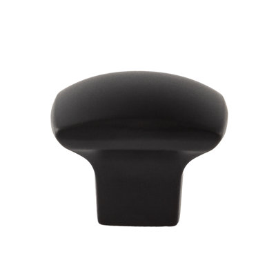 Boise 1 1/4" Matte Black Square Knob Multipack