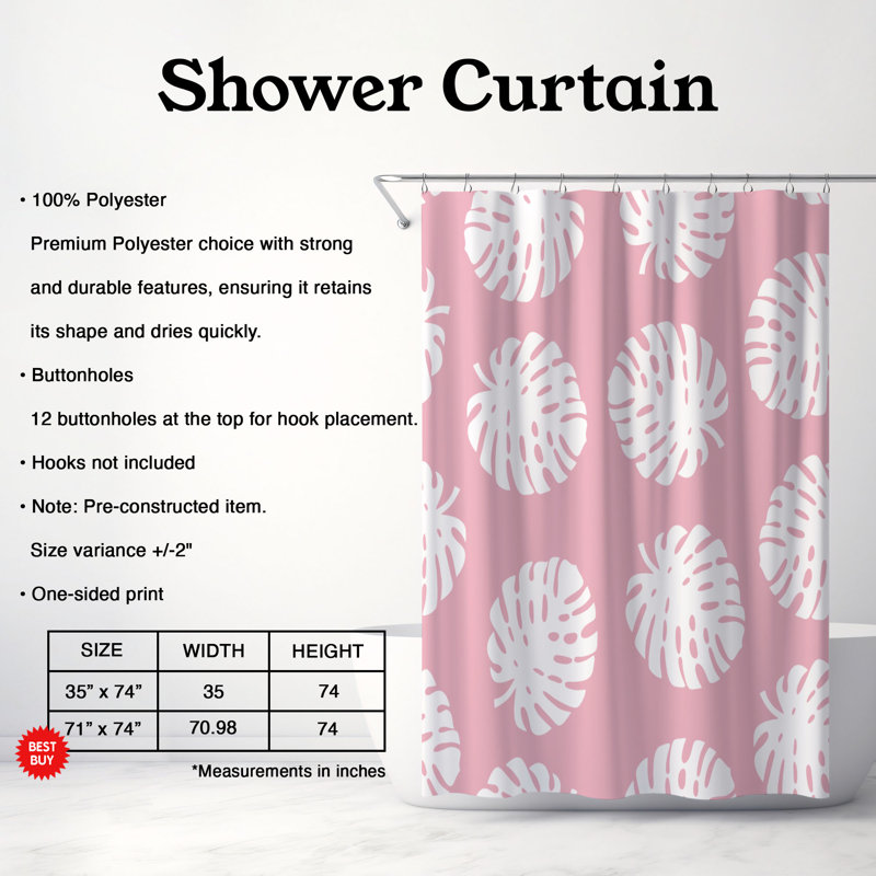 Rideau de douche Weather Whimsy - Premium, H 74 po x l 71 po