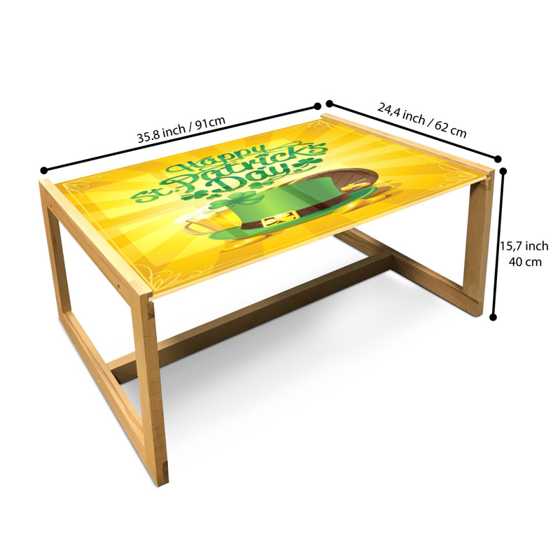 Fernanda Sled Coffee Table, 90cm H x 62cm W x 40cm D