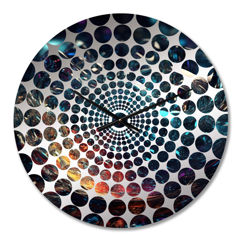 Horloge murale Loretosha - Fractals, Petit