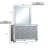 Dresser (Without Mirror) , Silver