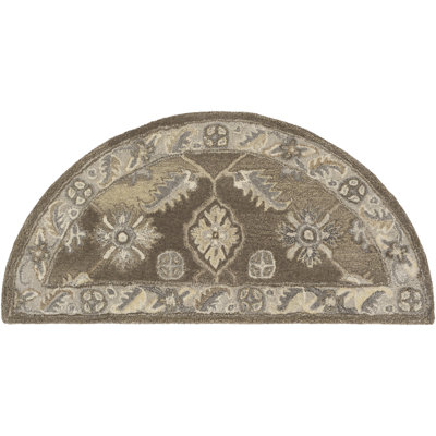 Tapis brun foncé / gris anthracite Soho