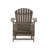 Clariandra Folding Acacia Wood Adirondack Chair with Slatted Back-528374471