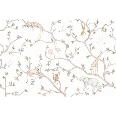 Papier peint blanc sur fond blanc