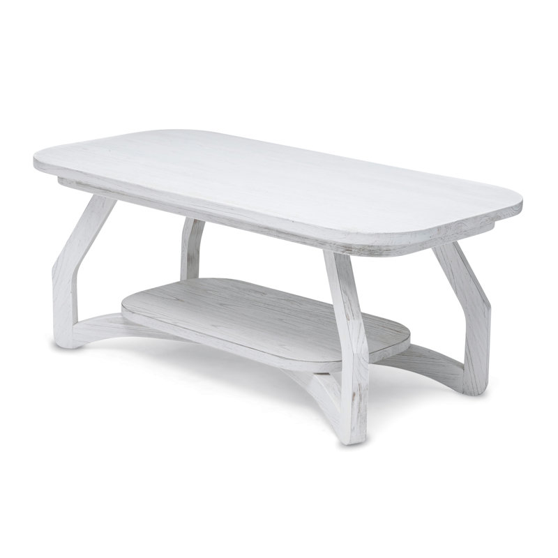 Surfside - Coffee Table - Weathered White Finish