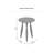 Amber Solid Wood Round Top End Table-951380378