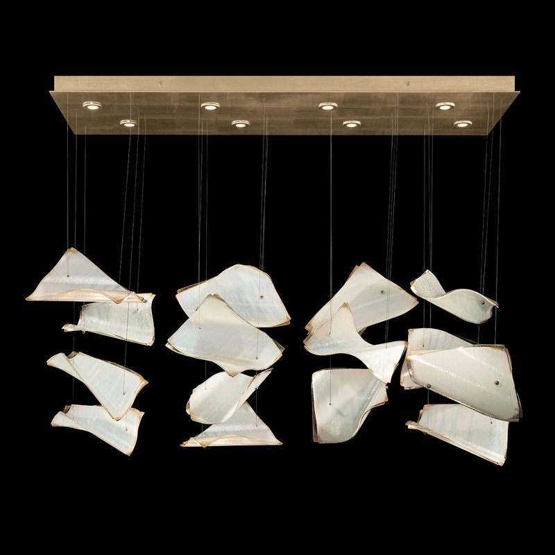 Elevate 8 - Light Pendant, Gold, White