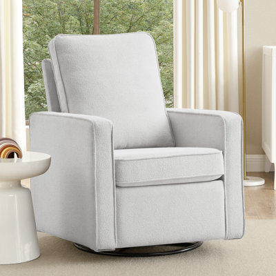 Fauteuil oscillant pivotant Luna - Certifié Greenguard Gold et tissu OEKO-TEX standard 100