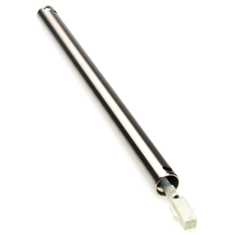 Extension Rod, 2.18cm H x 30.5cm W x 2.18cm D, Chrome semi-matte