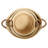 Striped Paper Nestable Baskets With Side Handles