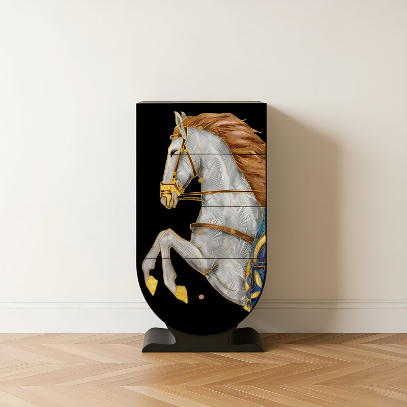 Commode décorative 4 tiroirs