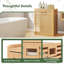 Bamboo Cabinet Laundry Hamper with Handles