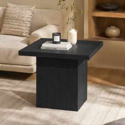 Caroline Black 3-piece Rectangular Coffee and End Table Set