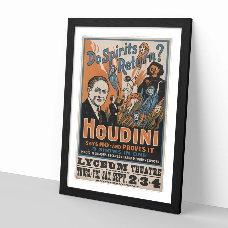 Single Picture Frame Print, Black