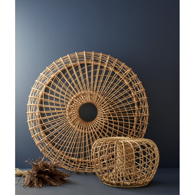 Nest 51.2" Wide Round Pouf Ottoman
