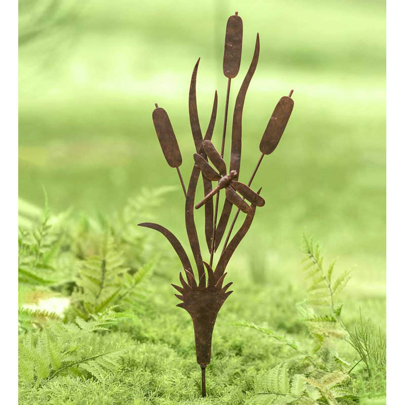 Piquet de jardin silhouette quenouille, Bronze