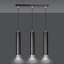 Danbury 3 - Light Kitchen Island Pendant-271485180-271485181