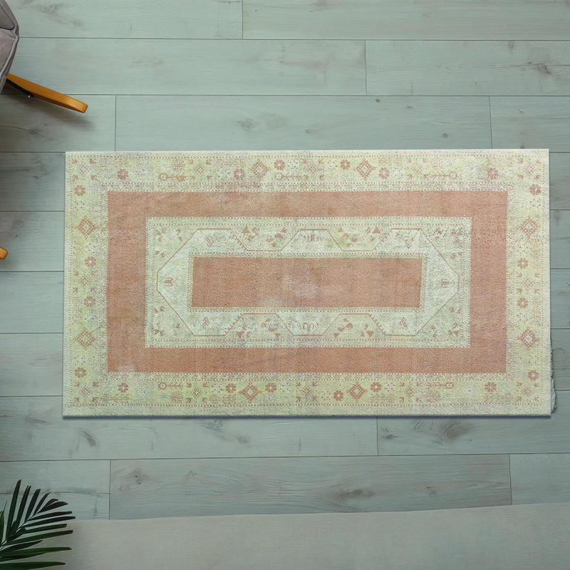 Modern Floral Themed Non Woven Thin Printed Rug Perfect for Enhancing Your Living Room or Bedroom Decor with a Subtle Touch of Elegance