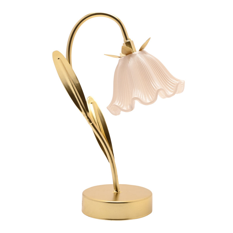 Metal Table Lamp, 28.9cm H 18.4cm W 12.8cm D