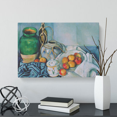 Still Life With Apples Vol.1 by Paul Cezanne - Wrapped Canvas Painting