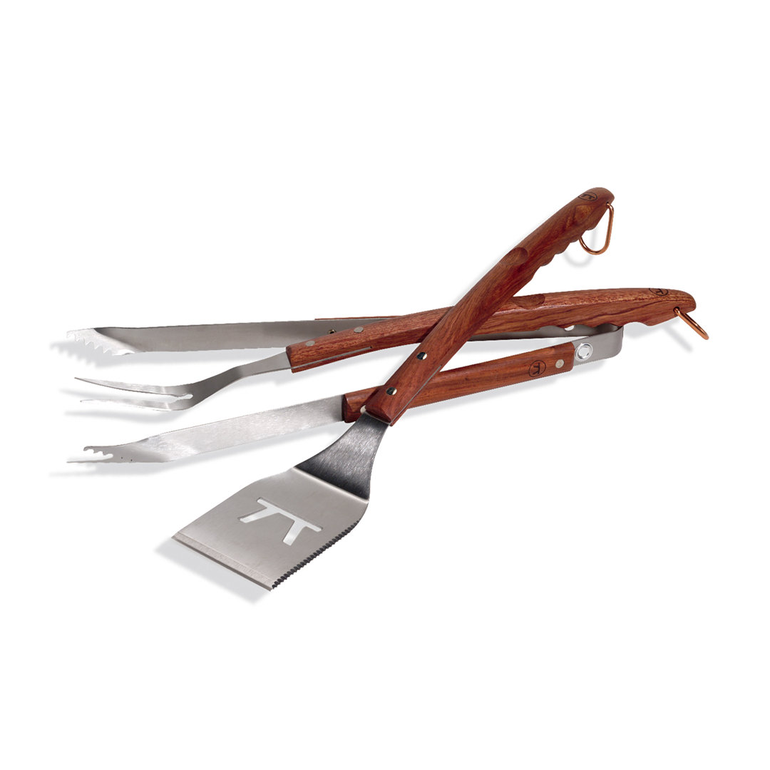 Rosewood Cast Iron Grilling Tool Set Outset