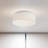Armande Linen LED Flush Mount-1043079294